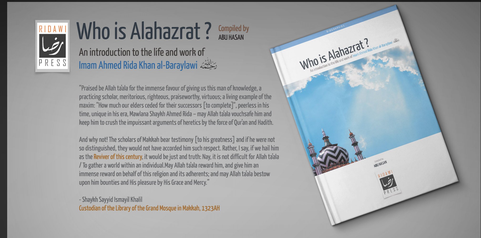 Book Release: Who is Alahazrat?